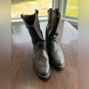 Men’s leather moto boots
